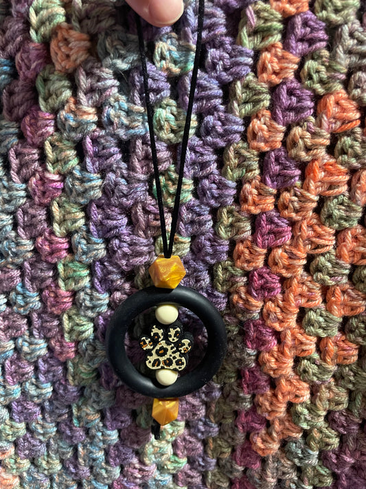 Leopard Paw Car Charm