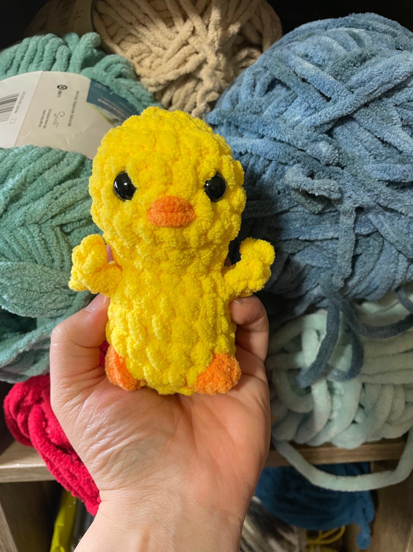 Hand crocheted Duck plushie